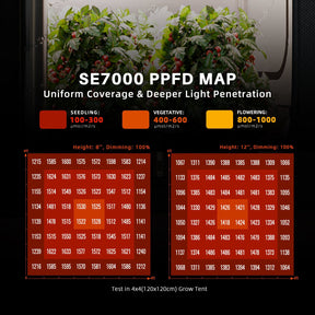 Spider Farmer SE7000 EVO LED Grow Lampe 730W Vollspektrum