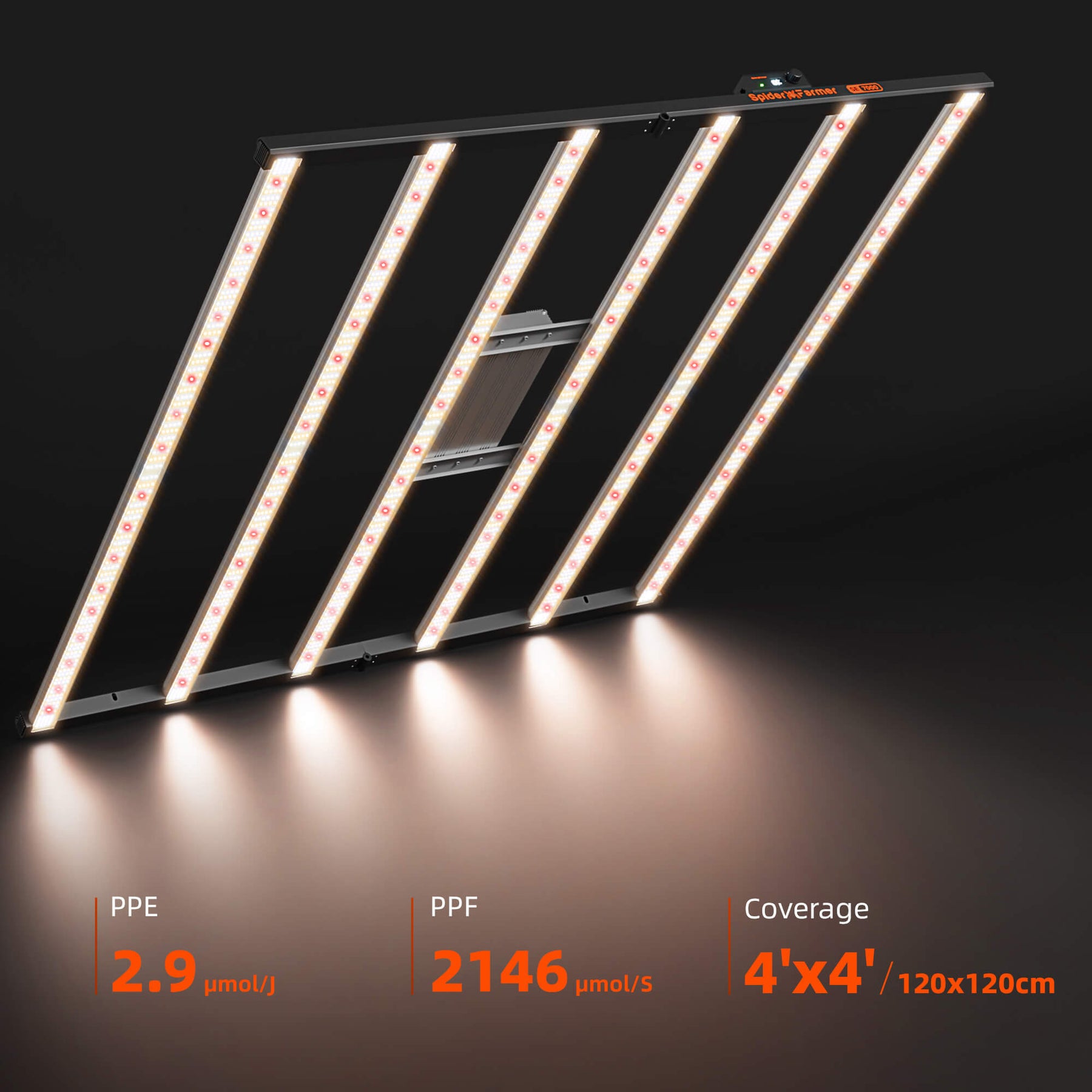 Spider Farmer SE7000 LED Grow Lampe 730W Vollspektrum