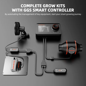 Spider Farmer Komplettset 70x70x160 cm Growbox Kit SF1000 mit GGS-Controller