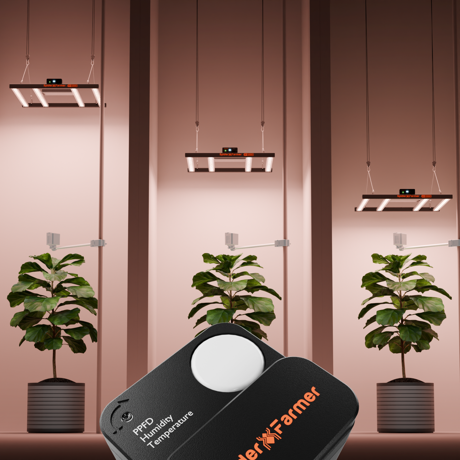 Spider Farmer CO₂ und PPFD Sensor für GGS Controller