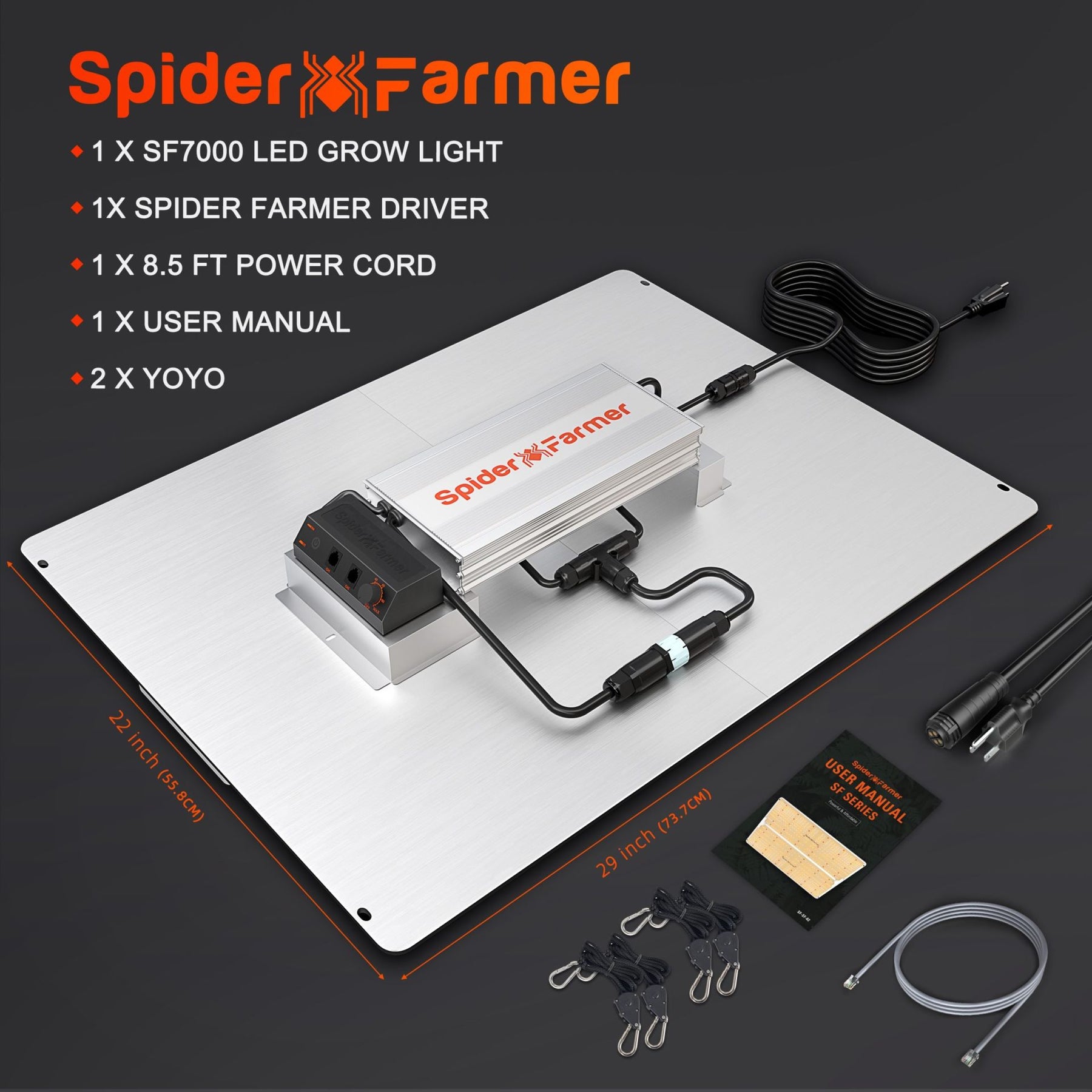 Spider Farmer SF7000 EVO LED 650Watt