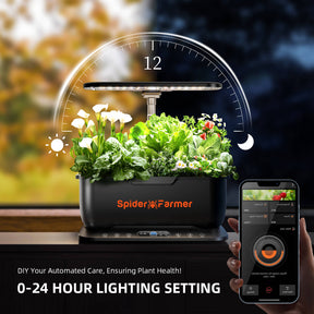 Spider Farmer Smart G12 Hydroponiksystem mit App-Steuerung