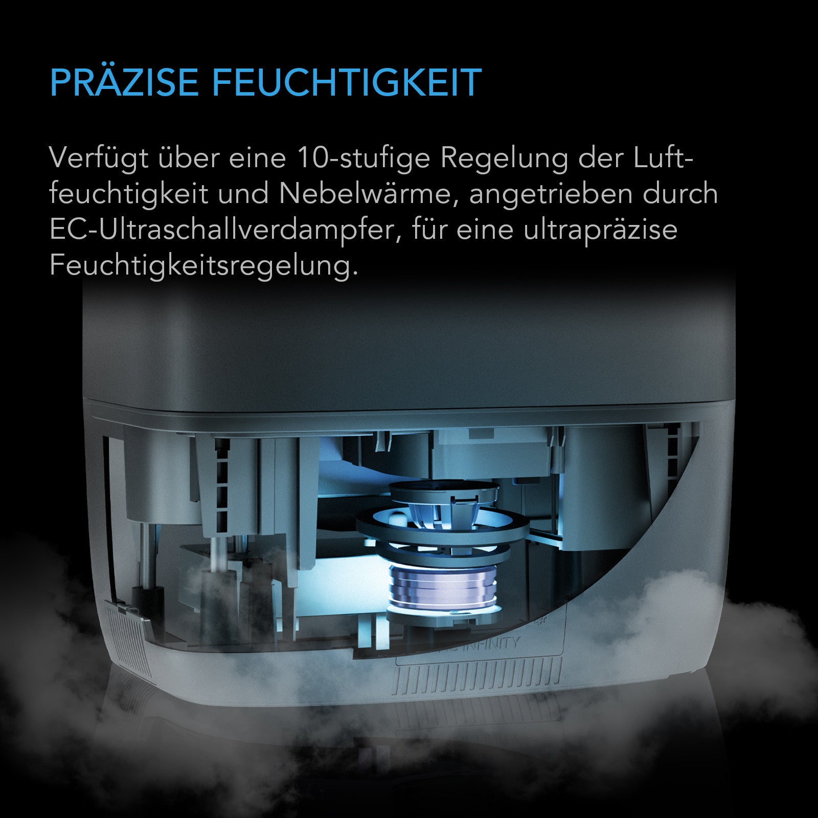 CLOUDFORGE T5 Luftbefeuchter 9 Liter