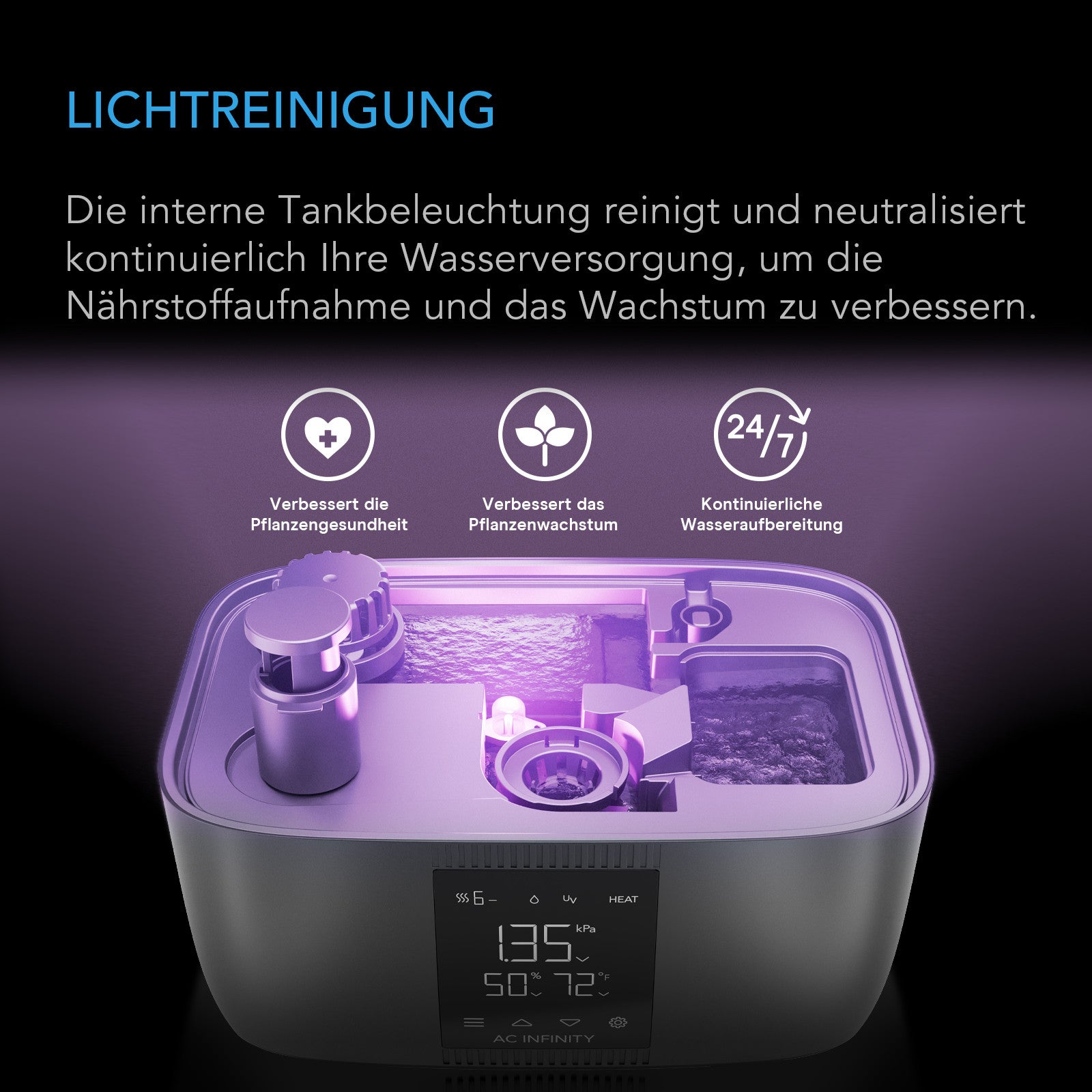 CLOUDFORGE T5 Luftbefeuchter 9 Liter
