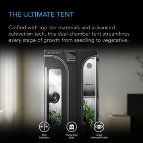 AC Infinity CLOUDLAB 743D 2-in-1 Advance Grow Zelt 120x90x180cm