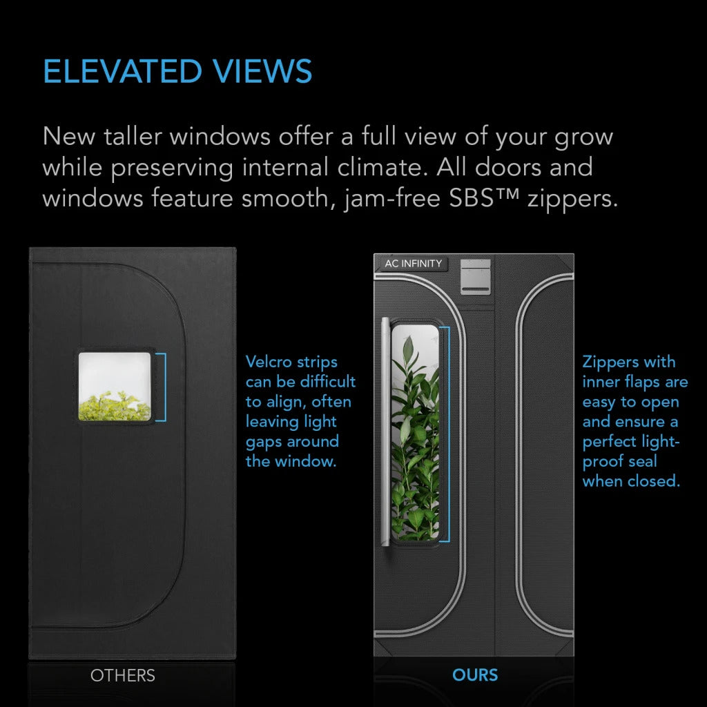 AC Infinity CLOUDLAB 743D 2-in-1 Advance Grow Zelt 120x90x180cm
