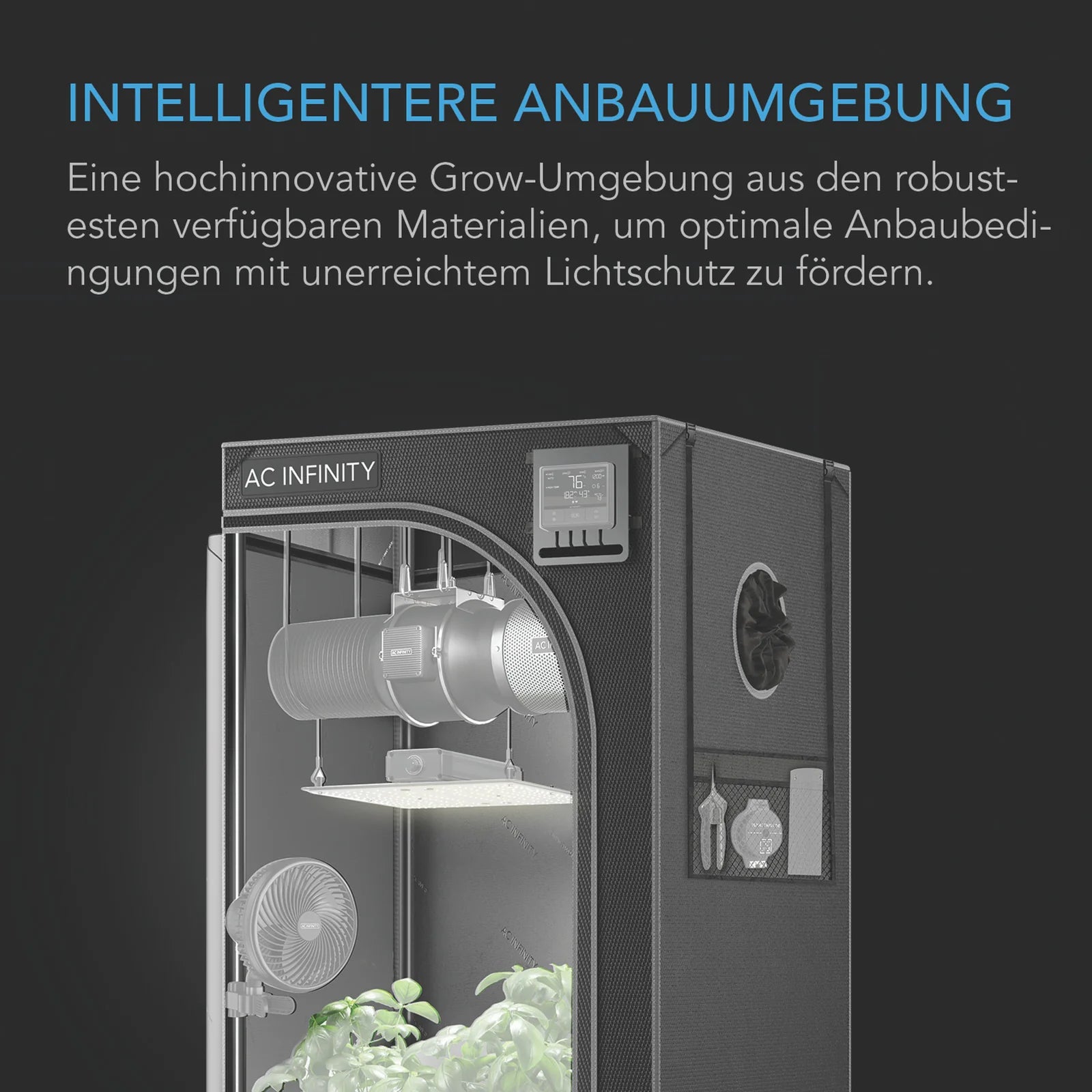 AC Infinity CLOUDLAB 899 Advance Grow Zelt 240x240x200cm