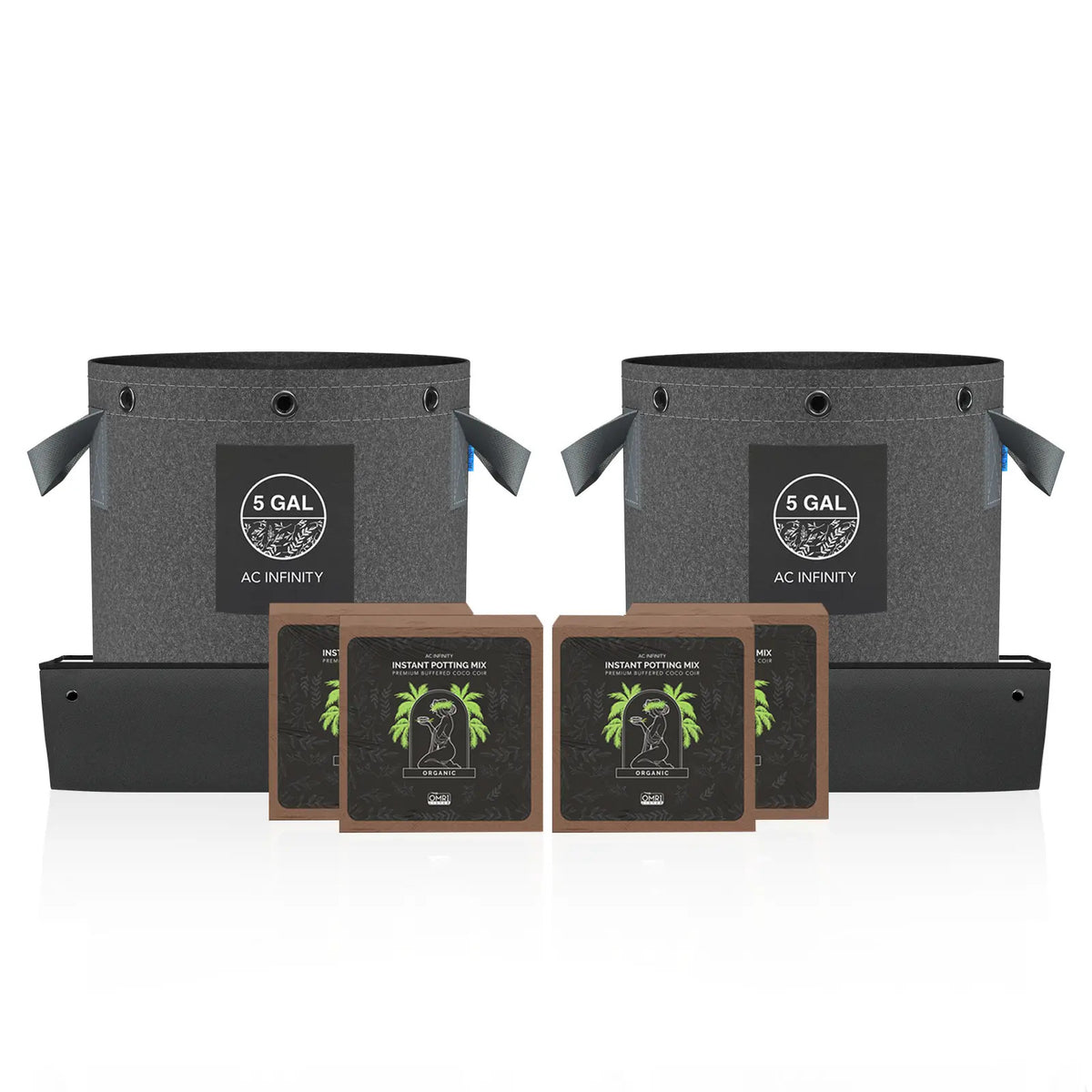 AC Infinity Coco Coir Starter Kit für 2 Pflanzen - Kokossubstrat