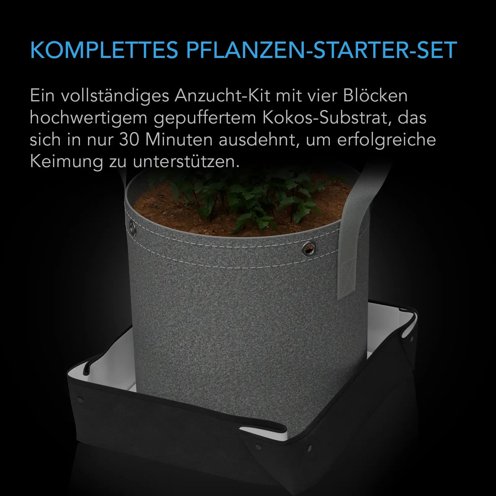 AC Infinity Coco Coir Starter Kit für 2 Pflanzen - Kokossubstrat