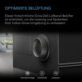 AC Infinity Luftkanal-Abdeckung 150 mm für Growzelte im 2er-Set