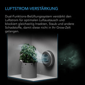 AC Infinity Luftkanal-Abdeckung 150 mm für Growzelte im 2er-Set