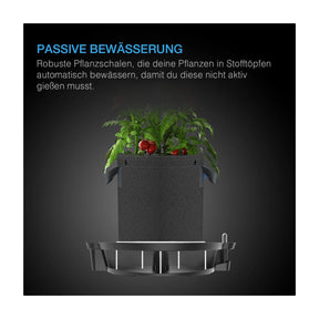 Bewässerungsbasis XL zur Selbstbewässerung von Stofftöpfen 4er-Pack