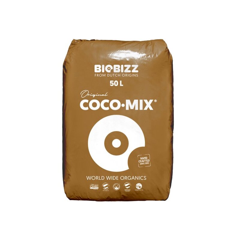 biobizz coco mix erde 50 liter Verpackung in braun