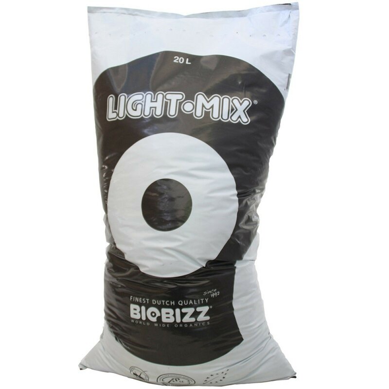 BioBizz Light Mix Erde 20 Liter Verpackung in weiß