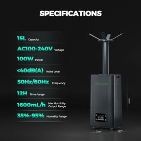 Mars Hydro Luftbefeuchter 15 Liter