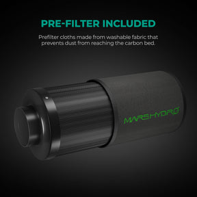 Mars Hydro Aktivkohlefilter 100 mm nachfüllbar