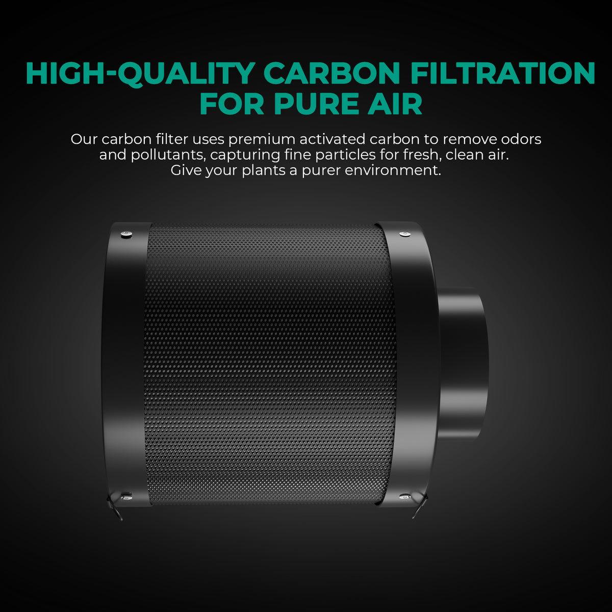 Mars Hydro Aktivkohlefilter 150 mm nachfüllbar