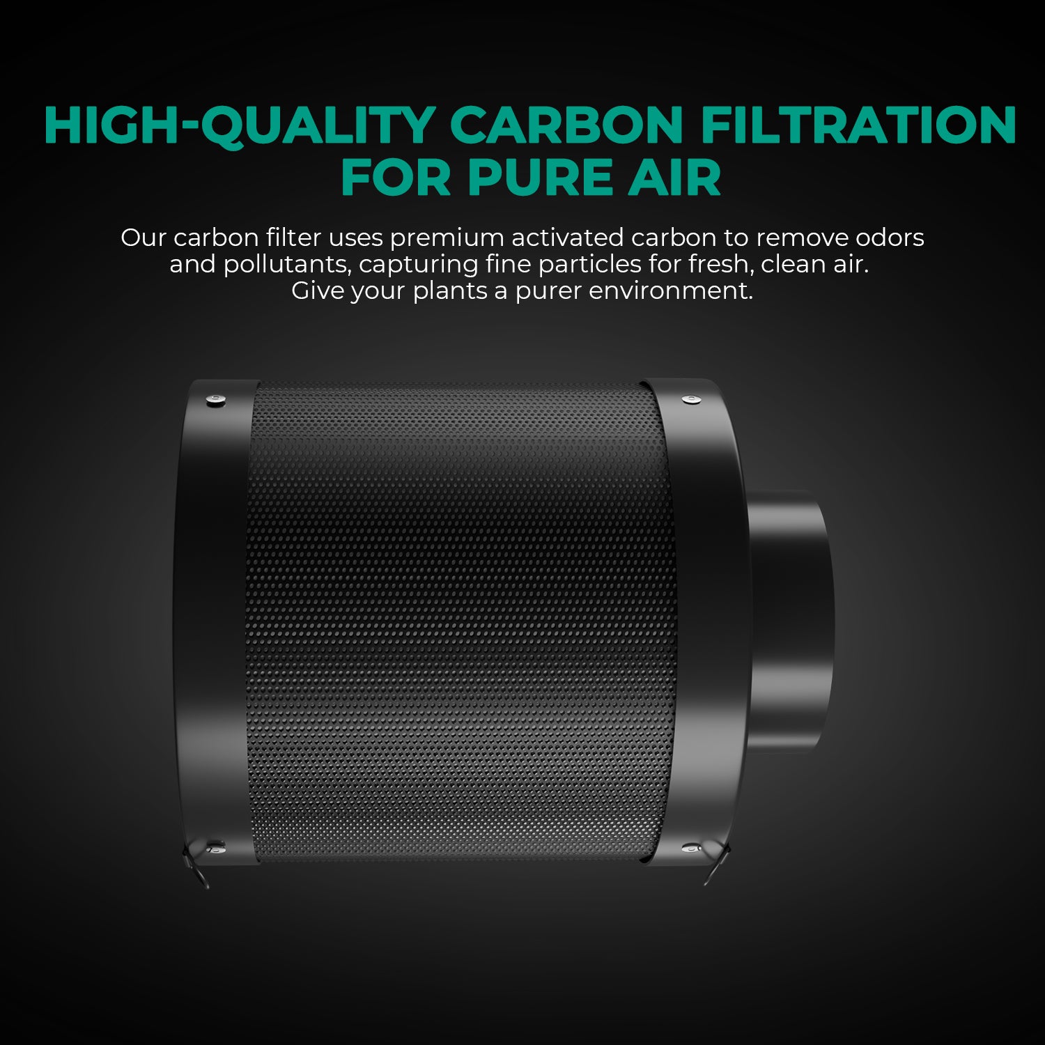 Mars Hydro Aktivkohlefilter 150 mm nachfüllbar