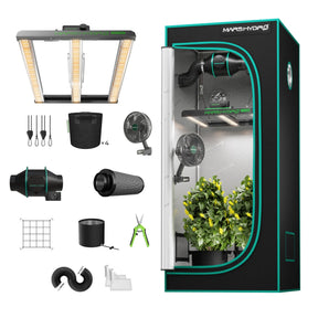 Mars Hydro Komplettset FC 1500-EVO 150W LED 80x80x160 cm