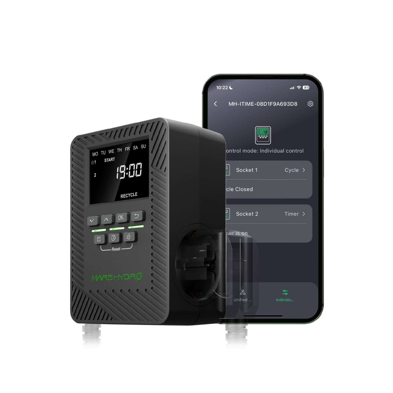 Mars Hydro iTime 2-in-1 Smarte Zeitschaltuhr