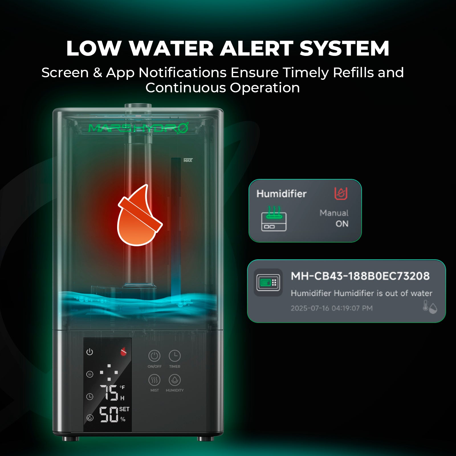 Mars Hydro Luftbefeuchter 6 Liter