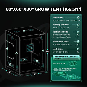 Mars Hydro Growbox 150x150x200 cm