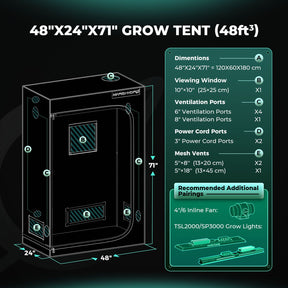 Mars Hydro Growbox 120x60x180 cm