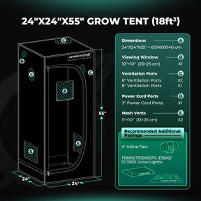 Mars Hydro Growbox 60x60x140 cm