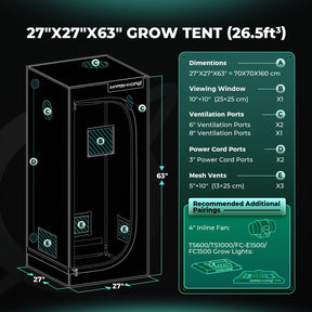 Mars Hydro Growbox 70x70x160 cm