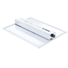 Nanolux LED RG Serie RG150 mit 150 Watt von oben mit Treiber Seitenansicht