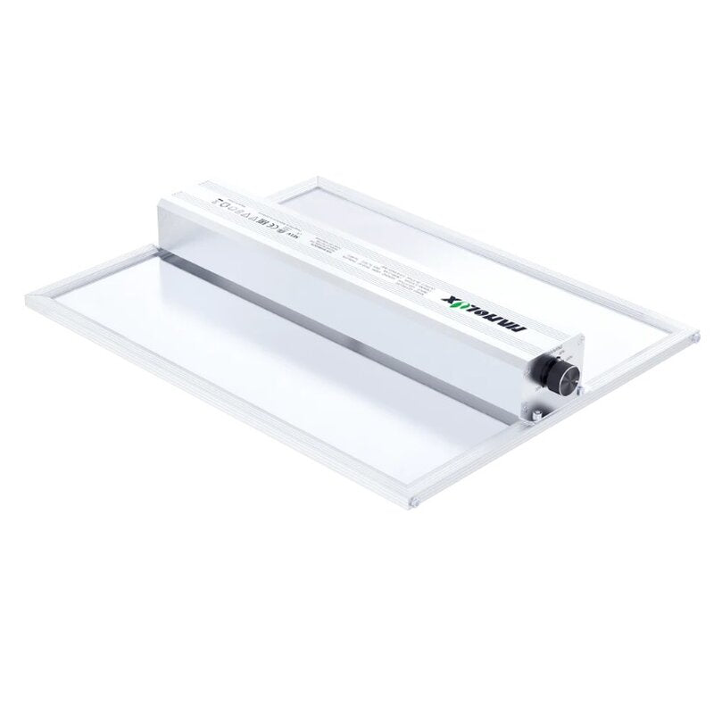 Nanolux LED RG Serie RG150 mit 150 Watt von oben mit Treiber Seitenansicht