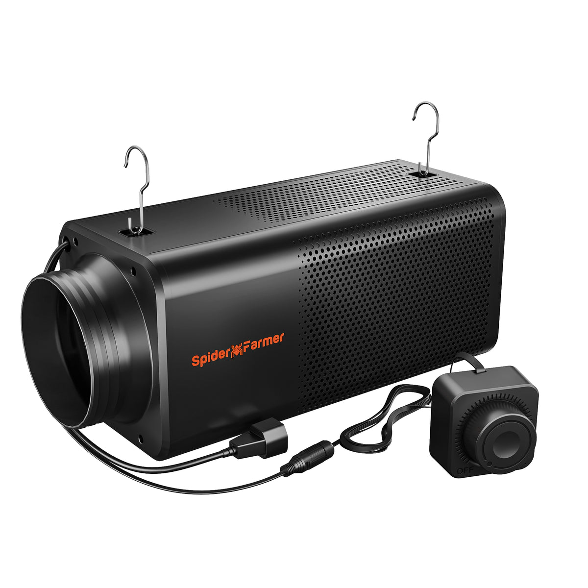 Spider Farmer 2-in-1 Abluftsystem 150mm mit Aktivkohlefilter und Drehzahlregler