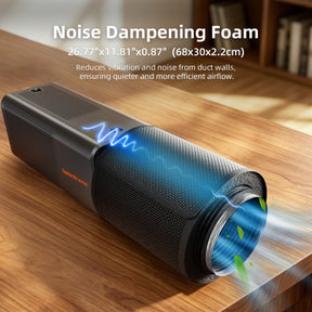 Spider Farmer 2-in-1 Abluftsystem 150mm mit Aktivkohlefilter und Drehzahlregler