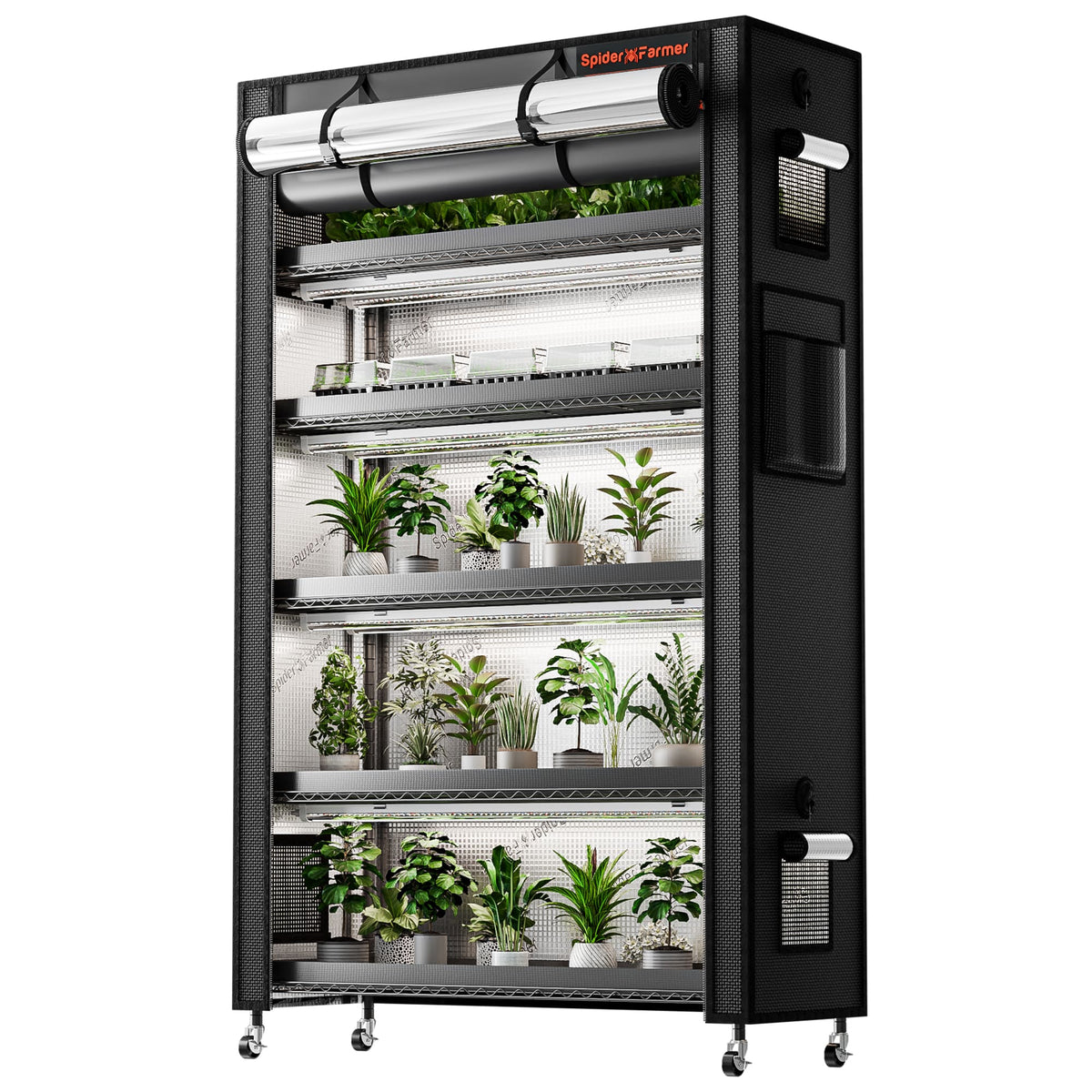 spider-farmer-6-tier-plant-stand-with-led-grow-kits