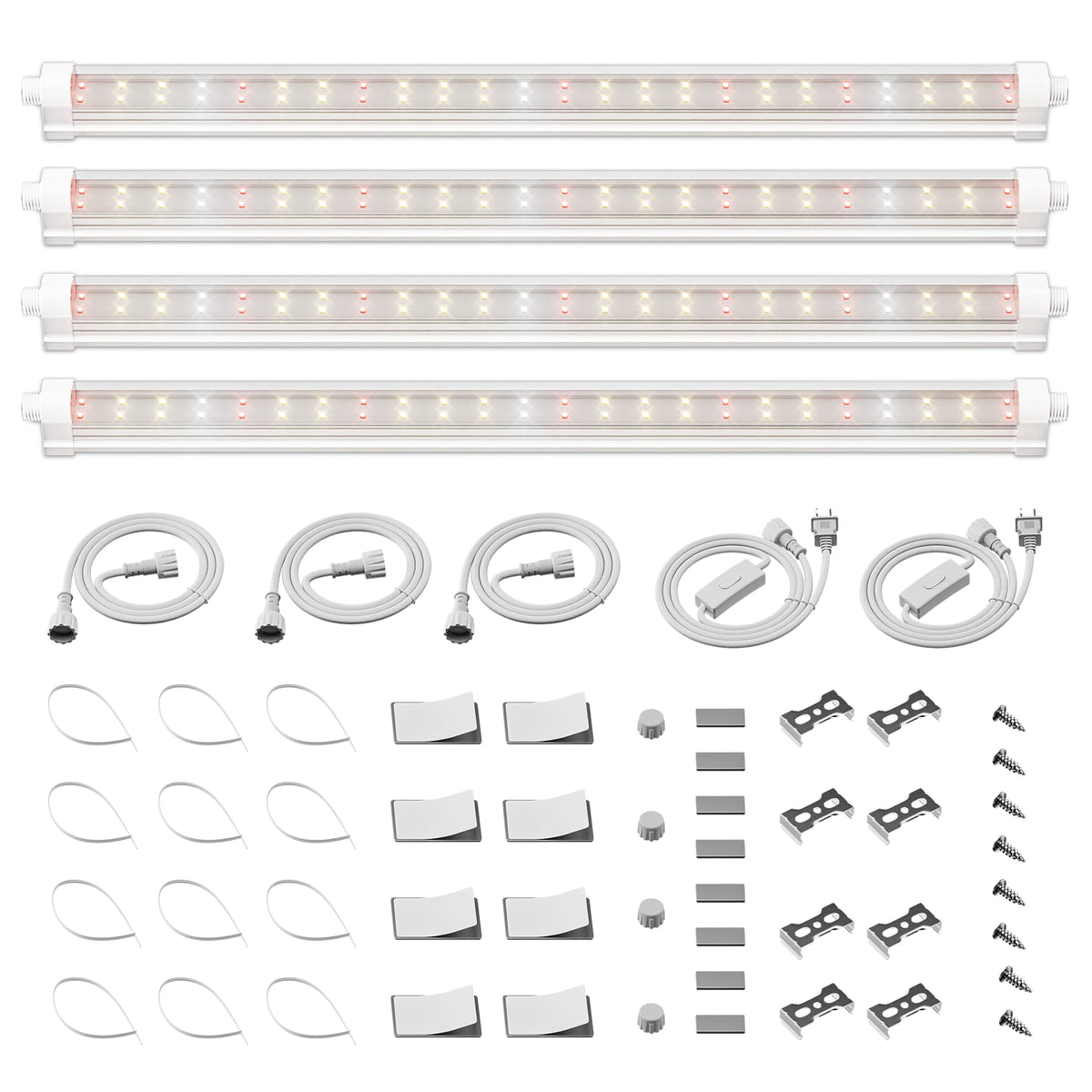 Spider Farmer GlowBar 10 mit 40 Watt - 4er-Set