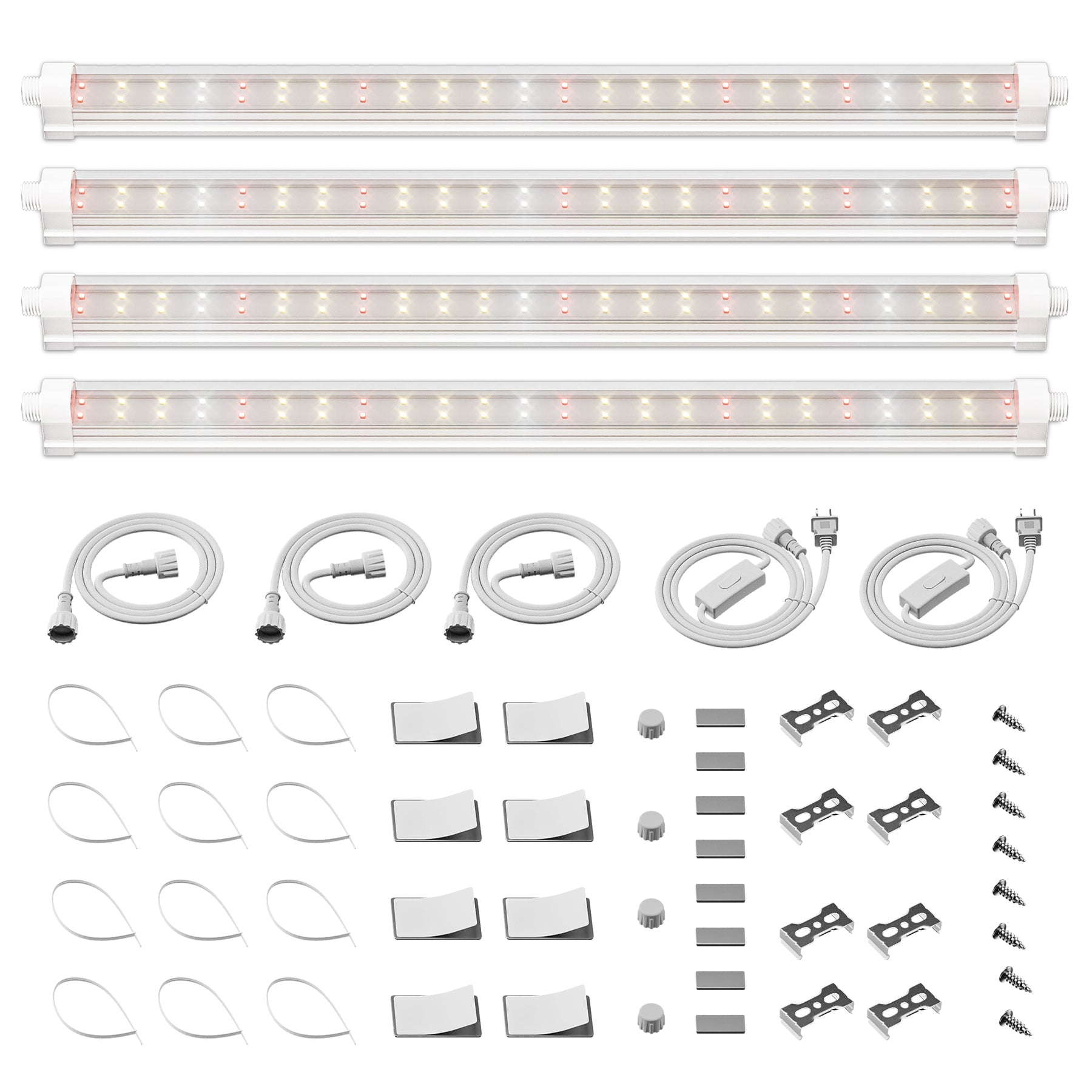 Spider Farmer GlowBar 10 mit 40 Watt - 4er-Set
