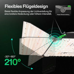 VIVOSUN AeroLight Wing AW400SE LED Growlampe 400W