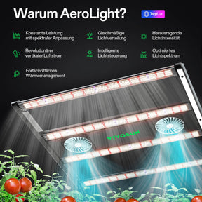 VIVOSUN AeroLight Gen2 350W LED Grow Lampe mit Umluftsystem