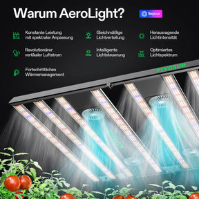 VIVOSUN AeroLight Gen2 850W LED Grow Lampe mit Umluftsystem