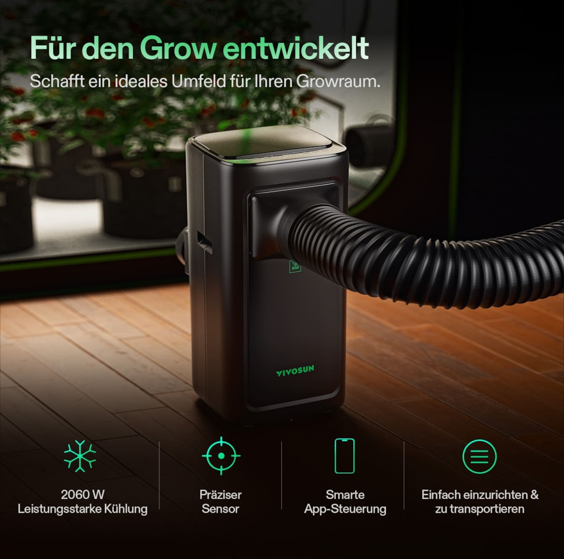 VIVOSUN AeroLush C08 Klimagerät