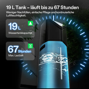 VIVOSUN AeroStream H19 Intelligenter Luftbefeuchter 19 Liter