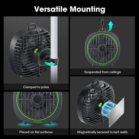 VIVOSUN AeroWave D4 Ventilator Ø 10 cm (2 Stück)