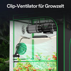 VIVOSUN AeroWave E6 Gen2 Clip-Ventilator Ø 15 cm (2 Stück)