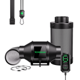 VIVOSUN AeroZesh G4 Smart Luftfiltration Kit 10 cm mit E12-Geschwindigkeitsregler
