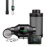 VIVOSUN AeroZesh G4 Smart Luftfiltration Kit 10 cm mit E42A Controller