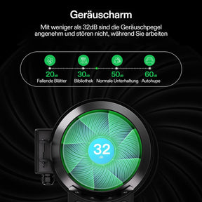 VIVOSUN AeroZesh G6 Smart Luftfiltration Kit 15 cm mit E12-Geschwindigkeitsregler