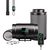 VIVOSUN AeroZesh G8 Smart Luftfiltration Kit 20 cm mit E12-Geschwindigkeitsregler