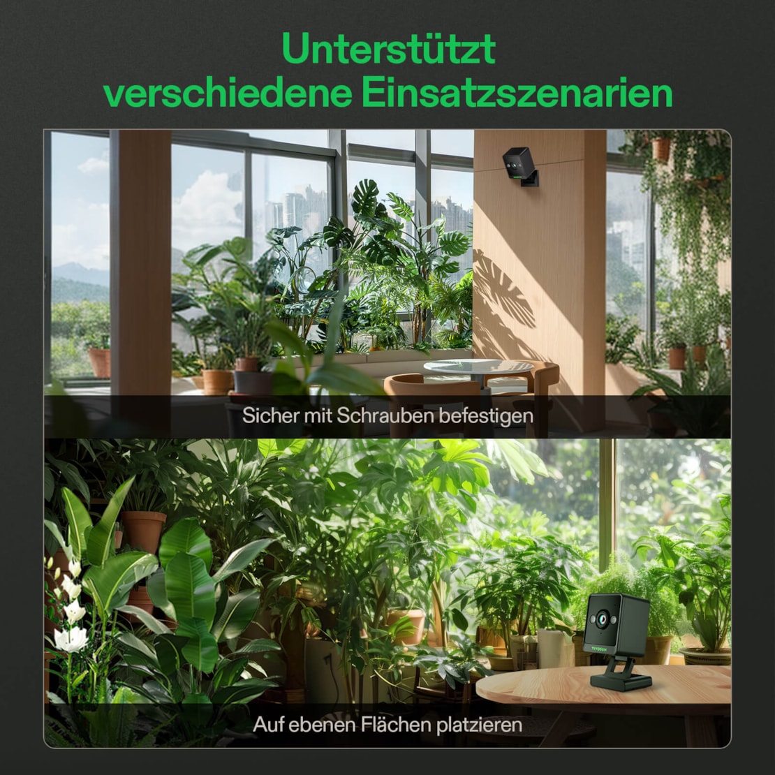 VIVOSUN GrowCam C4, 2K-QHD-WLAN-Smart-Kamera für Growzelte & VGrow Smart