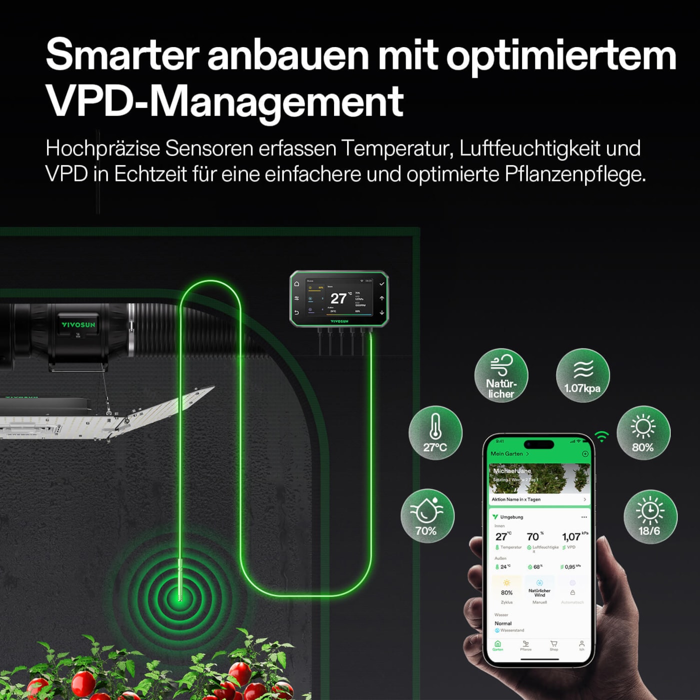 VIVOSUN E42A+ GrowHub WLAN-Controller