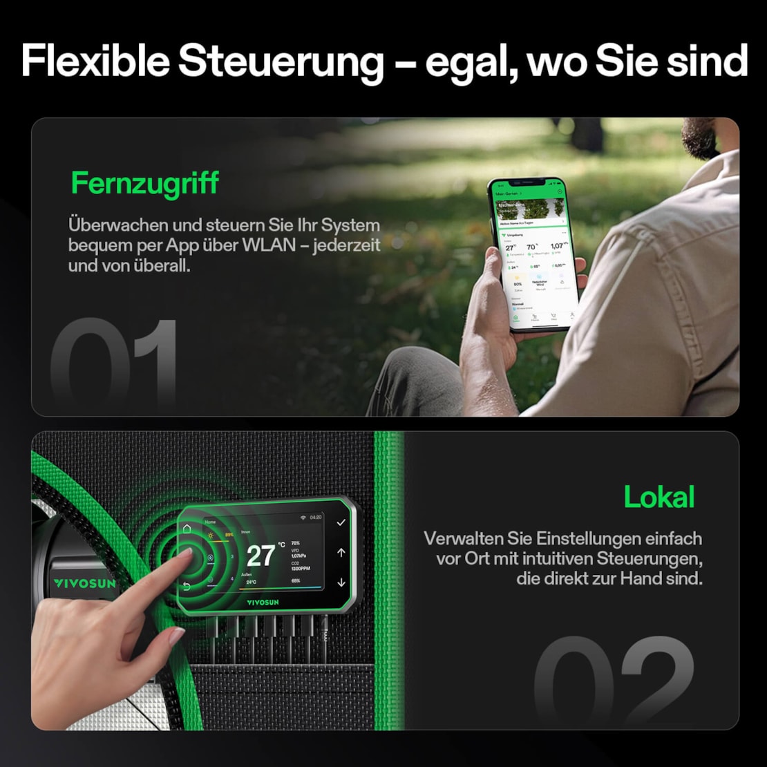 VIVOSUN E42A+ GrowHub WLAN-Controller